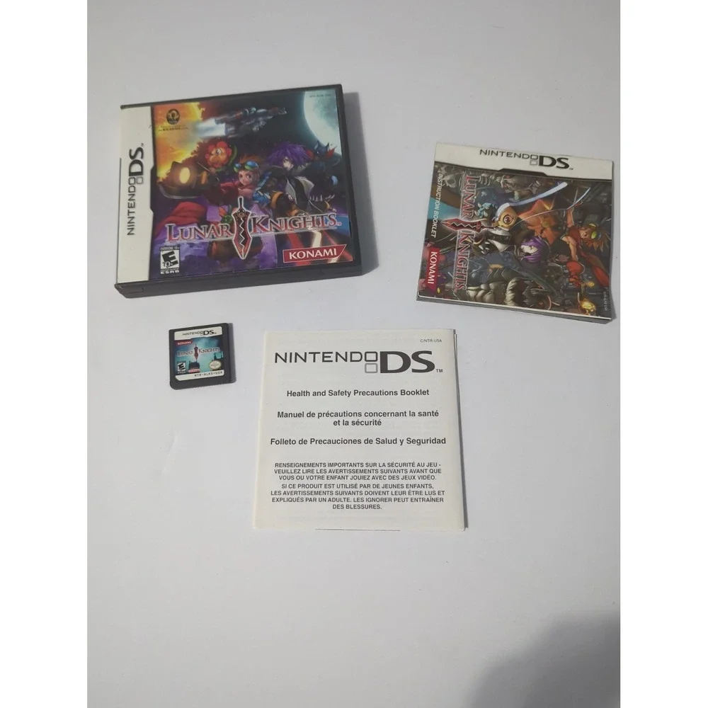 Lunar Knights (Nintendo DS, 2007) Complete Tested & Working!